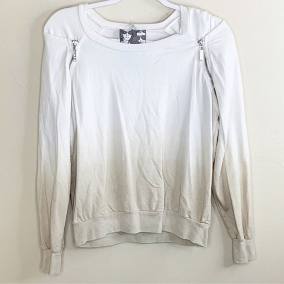 Young Fabulous & Broke Ombre Zipper Sweatshirt - Picture 1 of 6